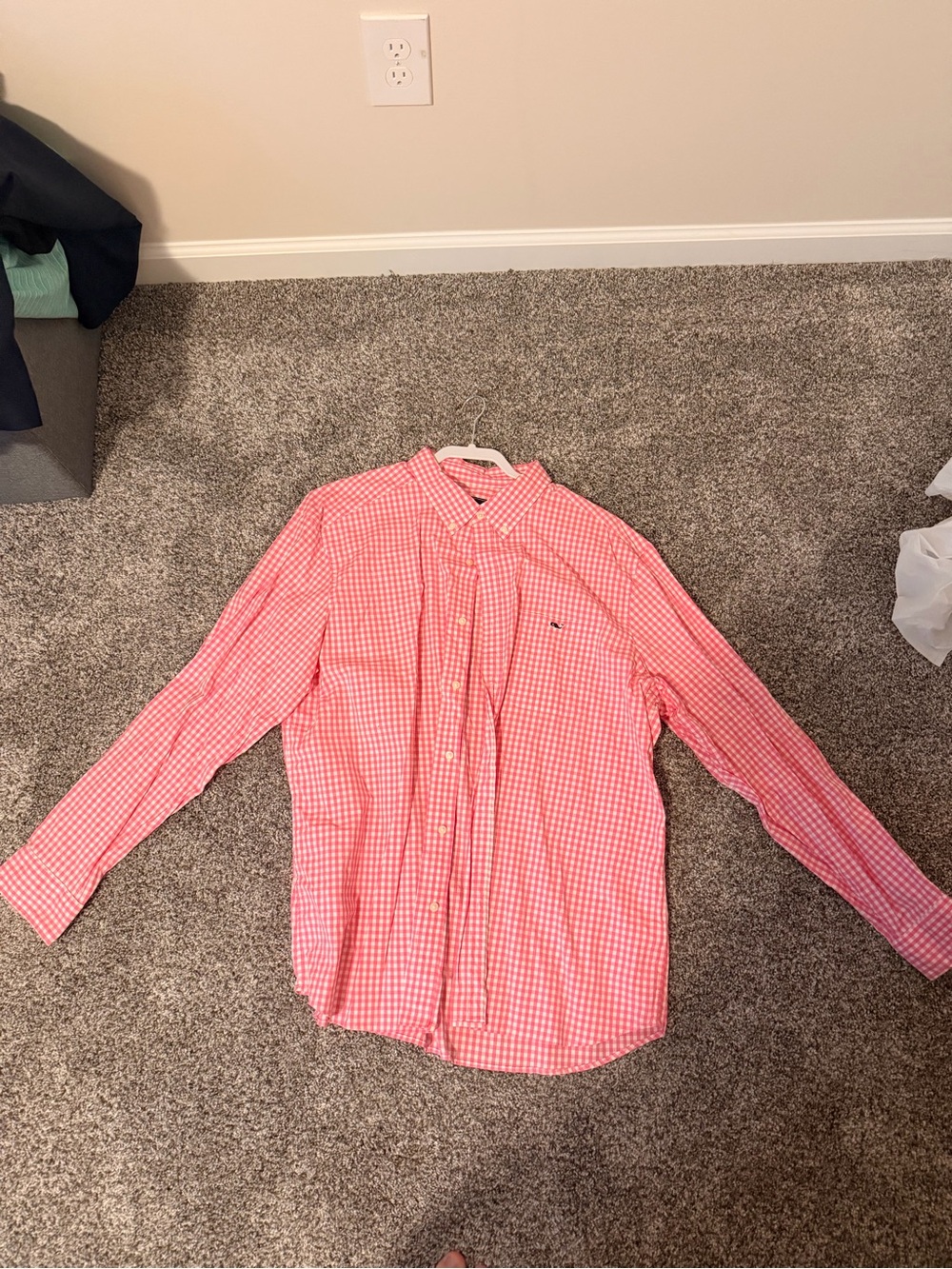 Classic Men's Vineyard Vines Pink  Button-Down Shirt XXL